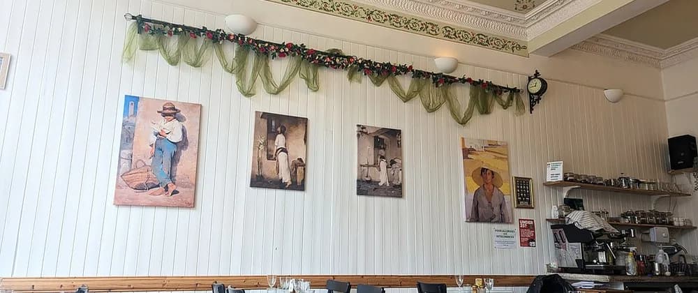 The dining room at Wee Greek Kitchen